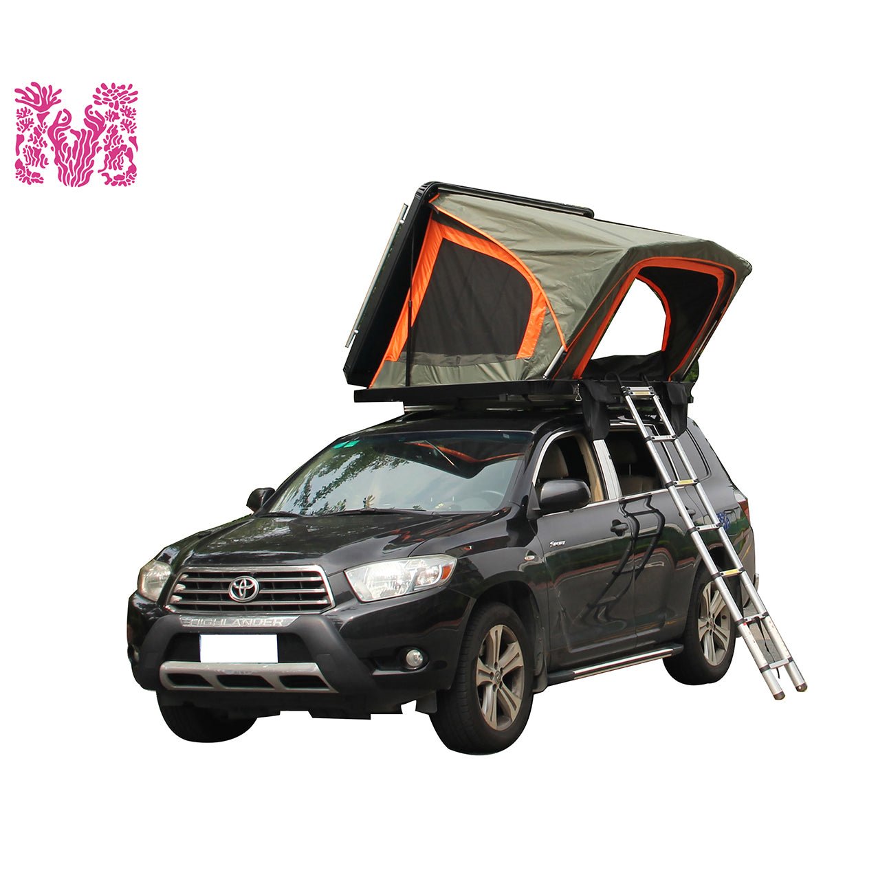 2 People Aluminum Hard shell Car Roof Top Tent MOT - T800 - MARVELOUS OUTDOOR