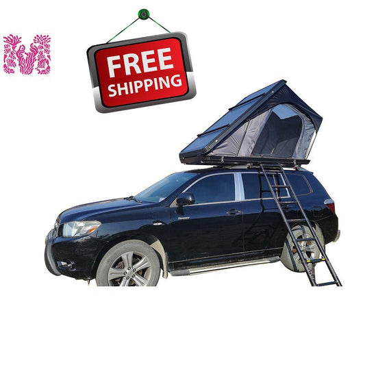 2 People Triangle Aluminum Hard shell Car Roof Top Tent MOT - T600 - MARVELOUS OUTDOOR