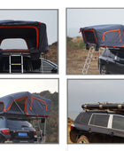 4 - 5 People Aluminum Hard Shell Folding Car Roof Top Tent MOT - L800 - MARVELOUS OUTDOOR