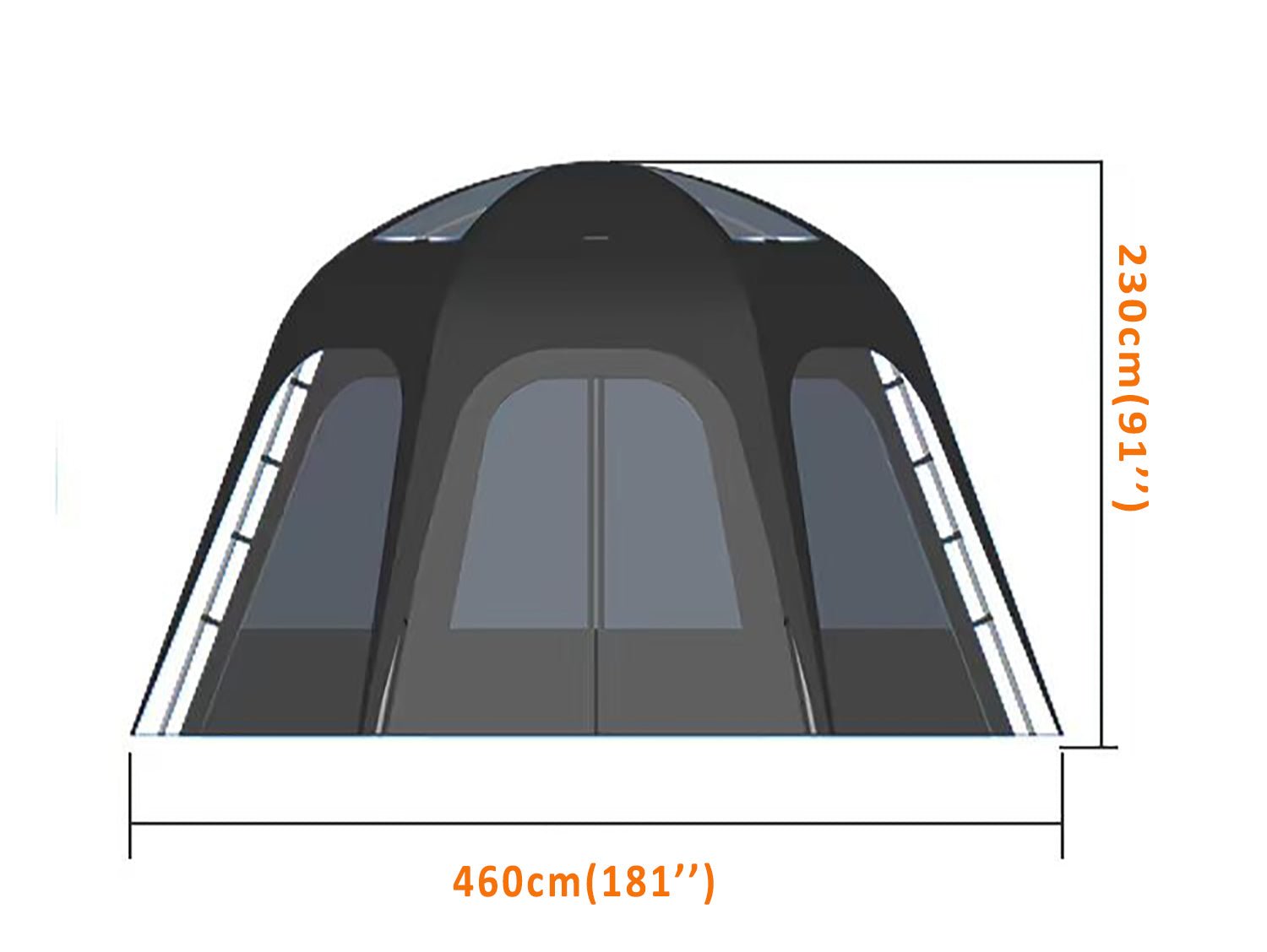 4.6M CAMPINGBASE - Dome Tent 2.0 - MARVELOUS OUTDOOR