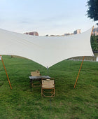 Octagonal tarp for outdoor use