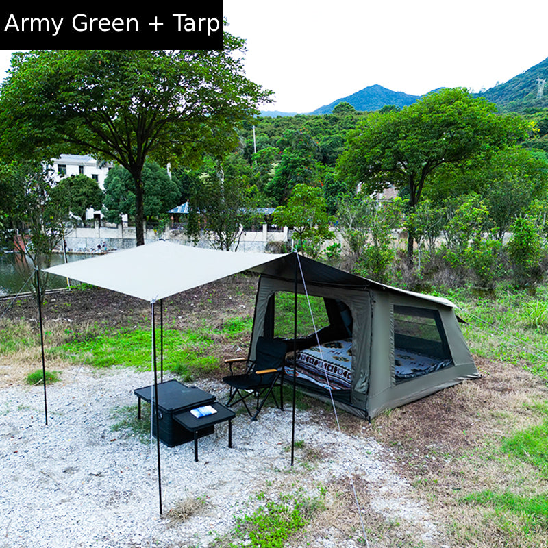 5.5 M ² New Design Inflatable Tent with Tarp MOT-Q500R