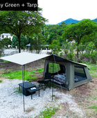 5.5 M ² New Design Inflatable Tent with Tarp MOT-Q500R
