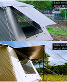 5.5 M ² New Design Inflatable Tent with Tarp MOT-Q500R