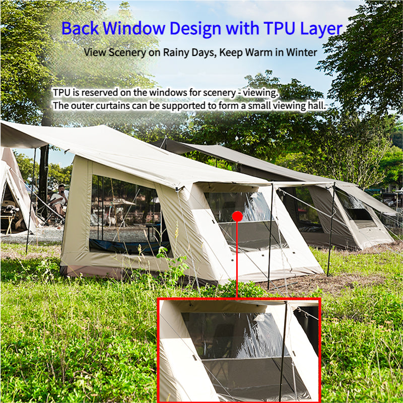 5.5 M ² New Design Inflatable Tent with Tarp MOT-Q500R