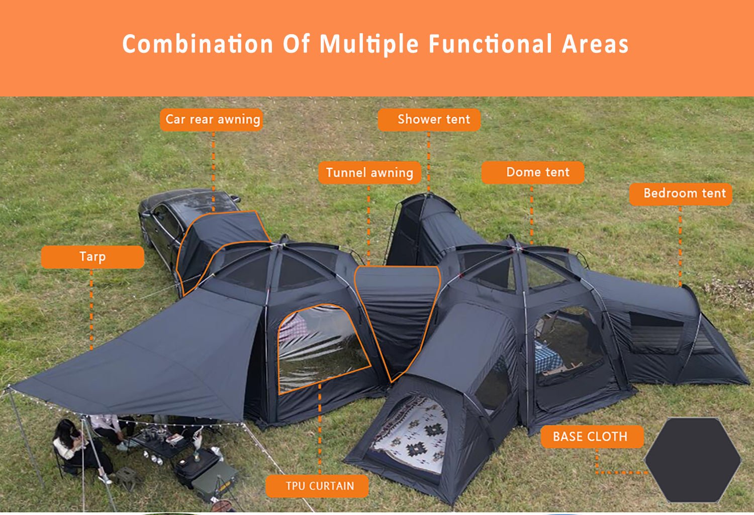 CAMPINGBASE TENT 2.0 - MARVELOUS OUTDOOR