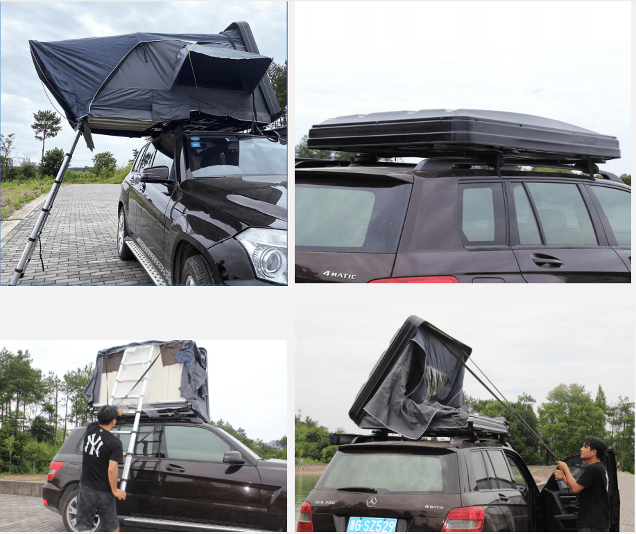 For 3 - 4 People ABS Hard shell Car Roof Top Tent MOT - T04 - MARVELOUS OUTDOOR