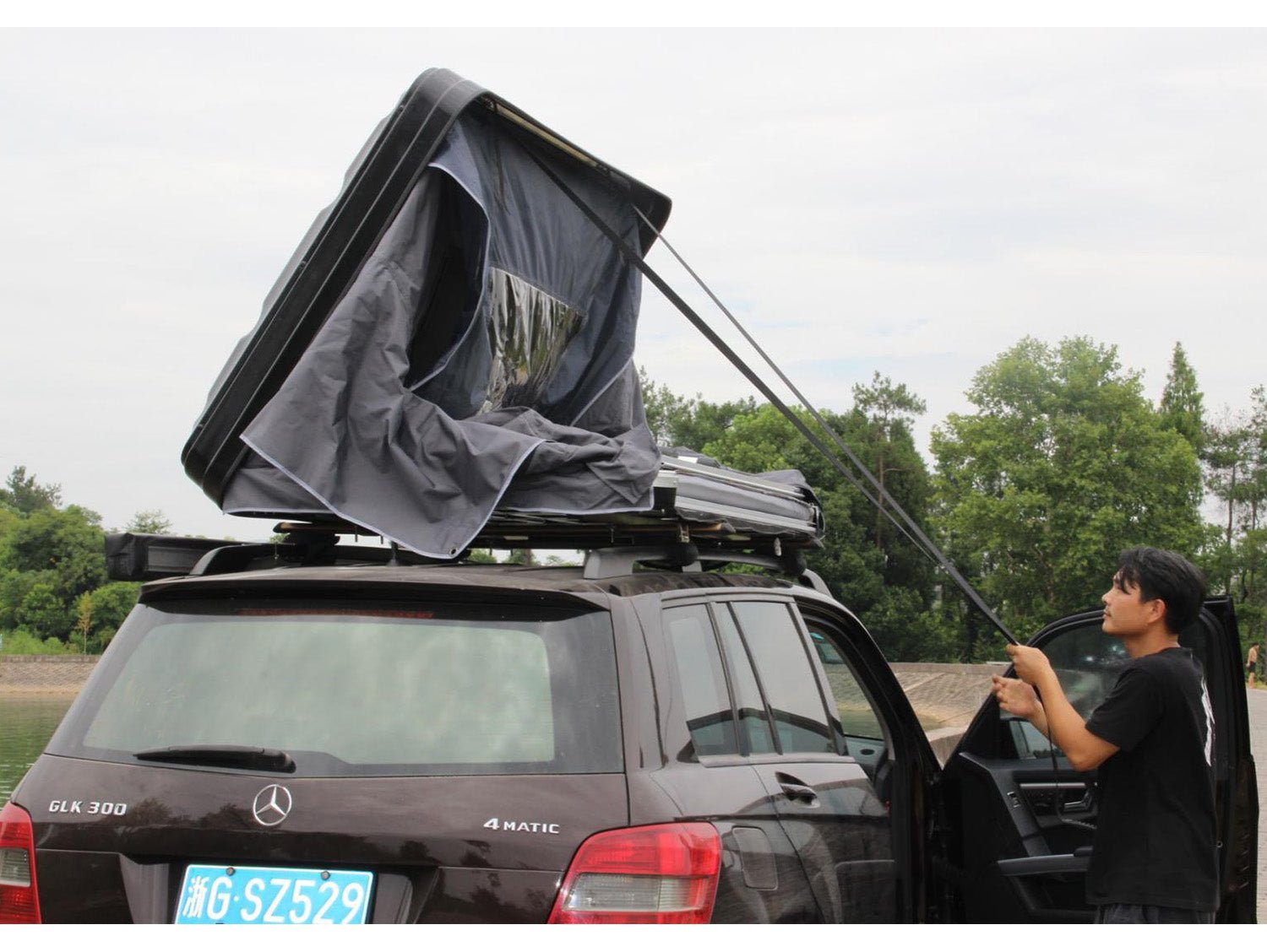 For 3 - 4 People ABS Hard shell Car Roof Top Tent MOT - T04 - MARVELOUS OUTDOOR