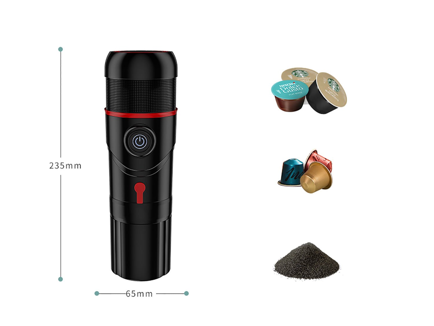 Portable Espresso Machine for Camping, Adventure Outdoor Gear, Compact Coffee Maker - MARVELOUS OUTDOOR