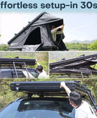 Triangle Aluminum Hard shell Car Roof Top Tent MOT - LK910 - MARVELOUS OUTDOOR