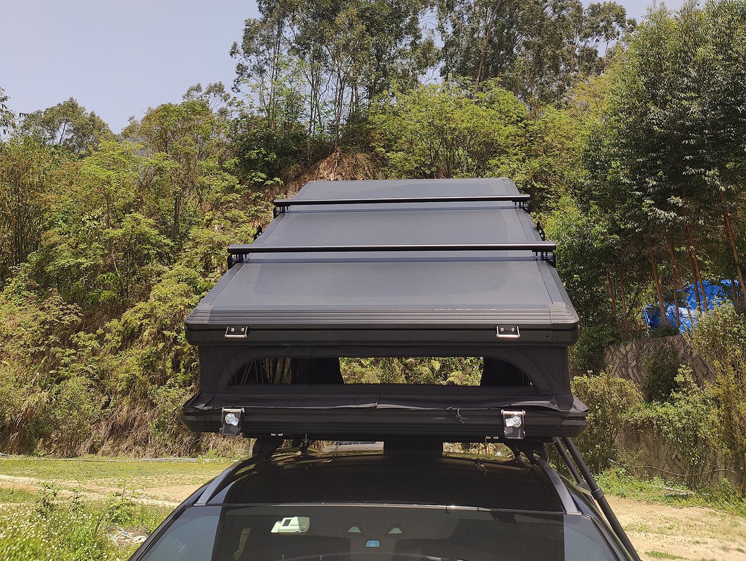Triangle Aluminum Hard shell Car Roof Top Tent MOT - LK910 - MARVELOUS OUTDOOR
