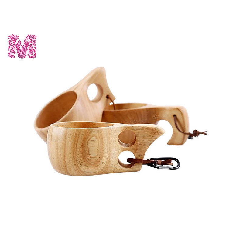 Vintage Wooden Handle Cup Set for Camping, Outdoor Adventure Equipment - MARVELOUS OUTDOOR